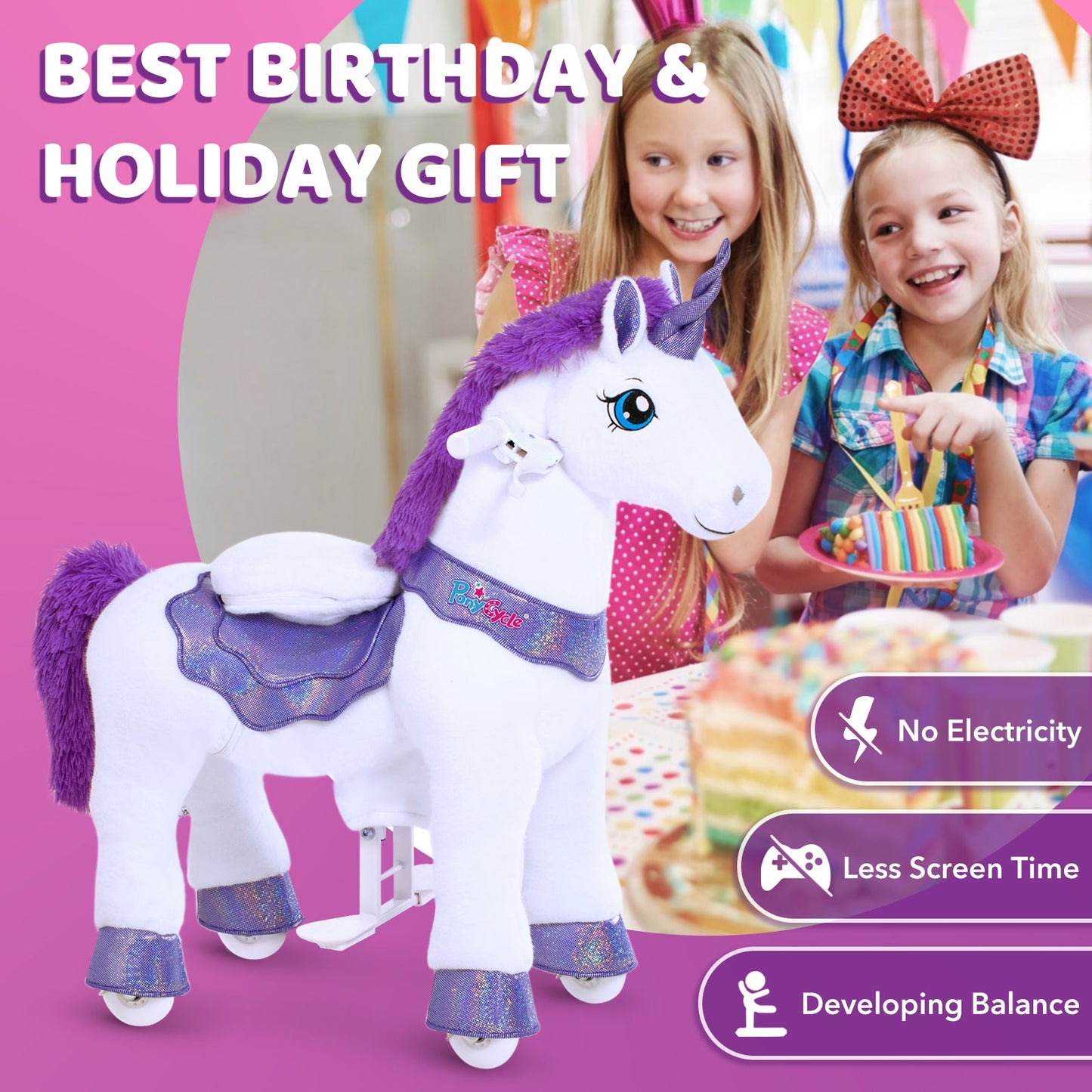 Model E Purple Unicorn Toy（UK&EU in Stock）-1