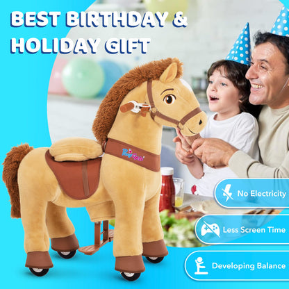 Model E Light Brown Horse Toy（UK&EU in Stock）-1