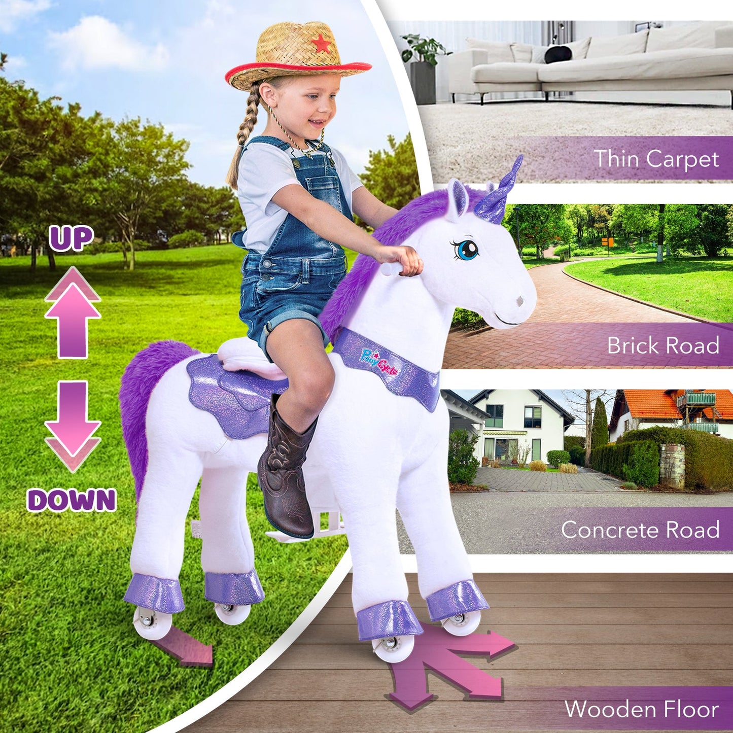 Model E Purple Unicorn Toy（UK&EU in Stock）-3