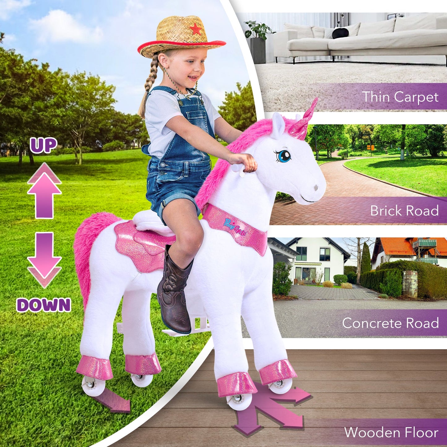 Model E Pink Unicorn Toy（UK&EU in Stock）-3